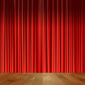 Free Vector | Theater curtains background