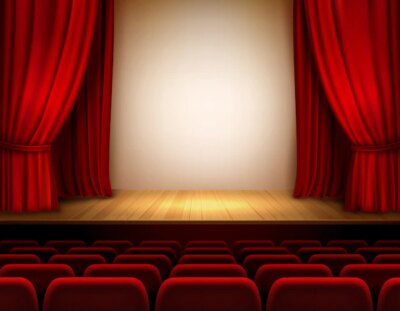 Free Vector | Theater stage