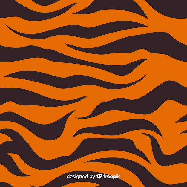 Free Vector | Tiger stripes pattern