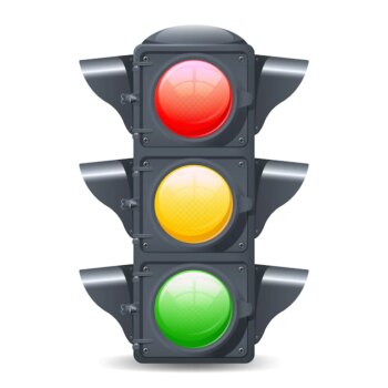 Free Vector | Traffic lights realistic