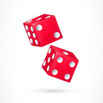 Free Vector | Two red dice