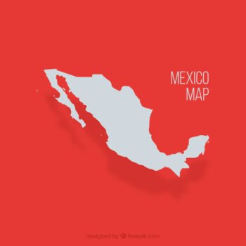 Free Vector | United mexican states map vector