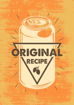 Free Vector | Vintage beer poster