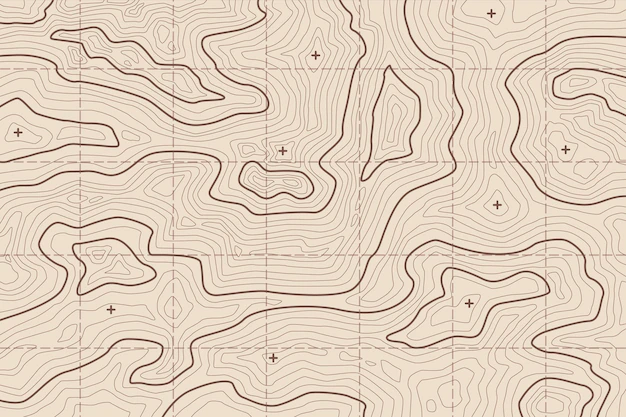 Free Vector | Wallpaper with topographic map concept