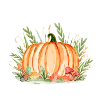 Free Vector | Watercolor autumn illustration