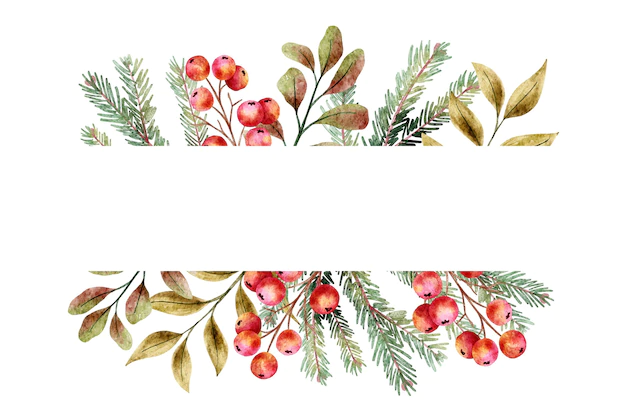 Free Vector | Watercolor christmas background