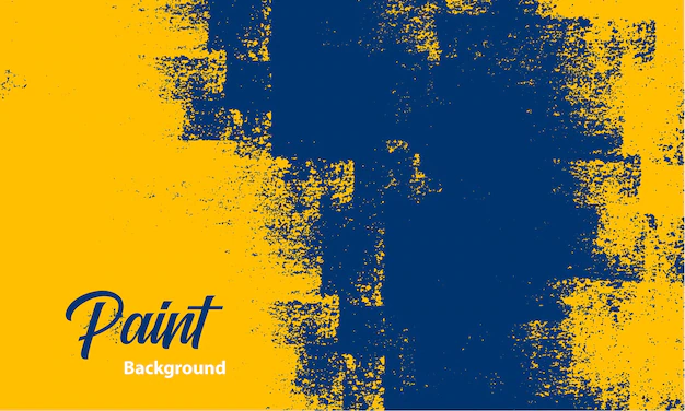 Free Vector | Yellow and blue grunge paint texture background