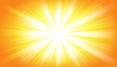 Free Vector | Yellow sunny rays background