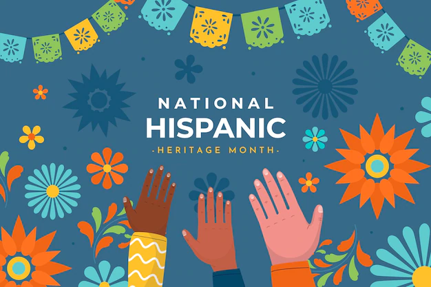 Free Vector | Flat national hispanic heritage month background