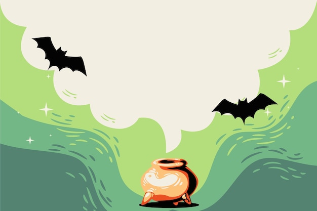 Free Vector | Hand drawn halloween background