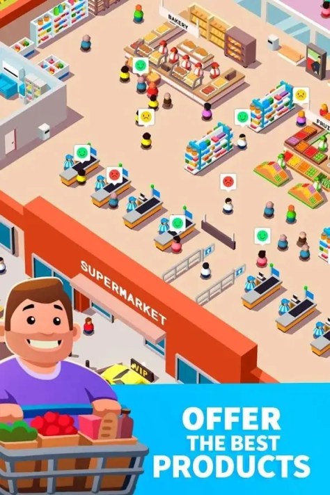 Idle Supermarket Tycoon Mod Apk