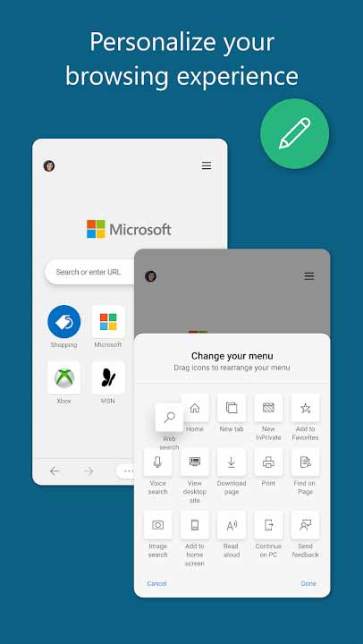 Microsoft Edge Preview Mod apk,