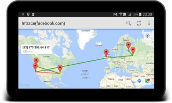 Intrace Visual Traceroute Apk,