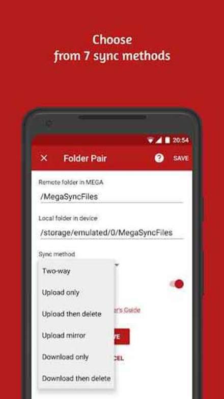 Autosync MEGA - MegaSync apk