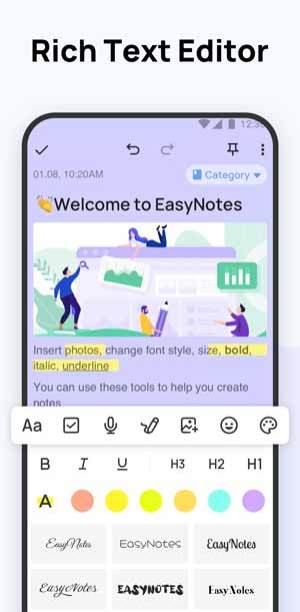 Easy Notes Mod apk, 