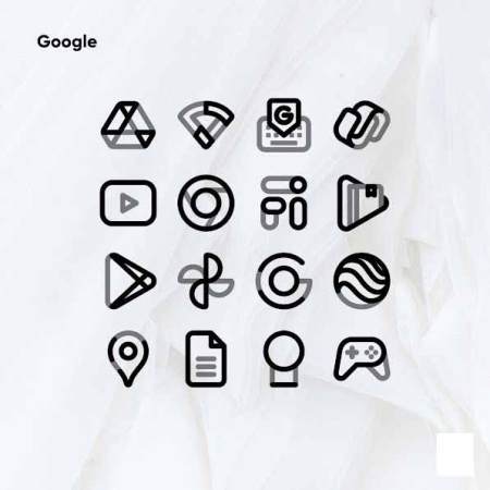 download Aline Black linear icon pack Mod Apk,