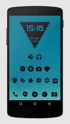 Zwart - Black Icon Pack Mod Apk (3)