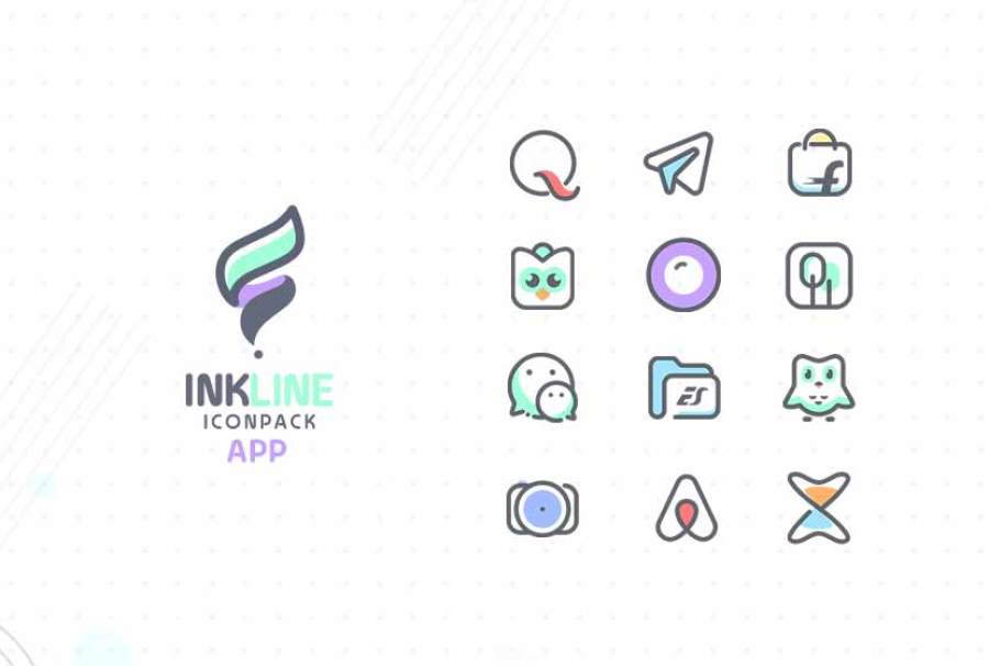 InkLine IconPack Mod Apk, 