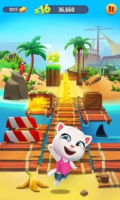 Talking Tom Gold Run Mod Unlimited gold Apk