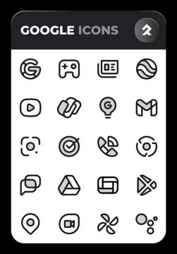 PHANTOM BLACK Icons Mod Apk,  