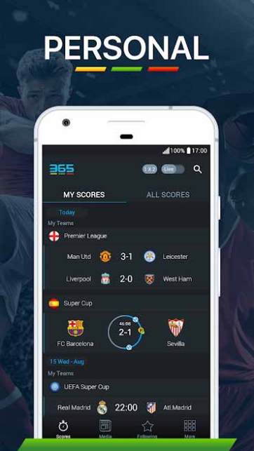 free download 365Scores Mod apk,