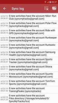 SyncMyTracks Apk,