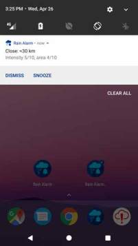 free download Rain Alarm Mod Apk,