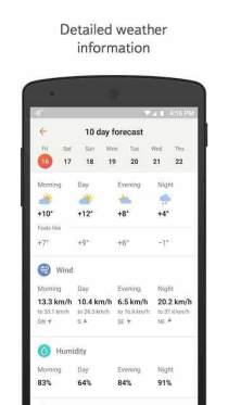 free download Yandex Weather Mod Apk,