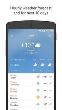 Yandex Weather Apk,