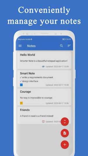 free download Smart Note Mod Apk,