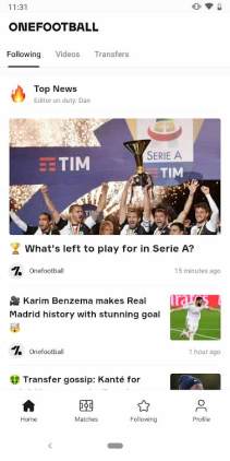 download OneFootball Mod Apk,