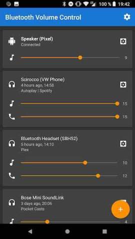 Bluetooth Volume Control Apk,