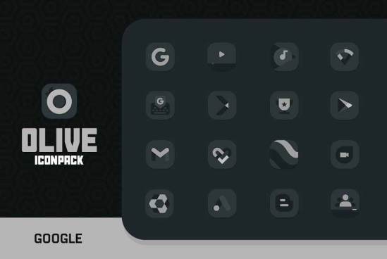 Olive icon pack Mod Apk,  