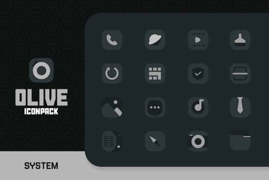 Olive icon pack Apk,