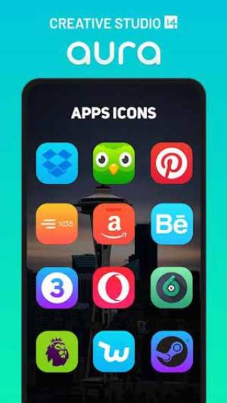 download Aura Icon Pack Mod Apk,