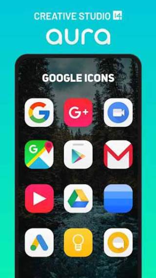 free download Aura Icon Pack Mod Apk,