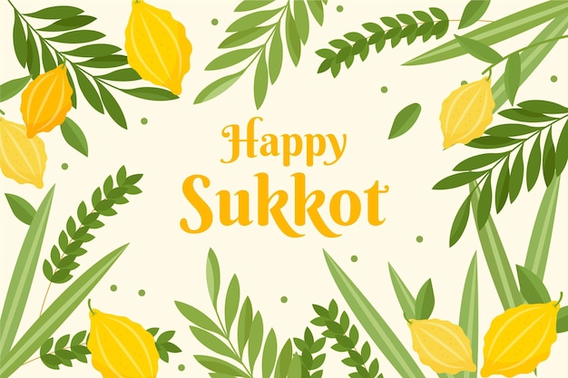 Free Vector | Sukkot background