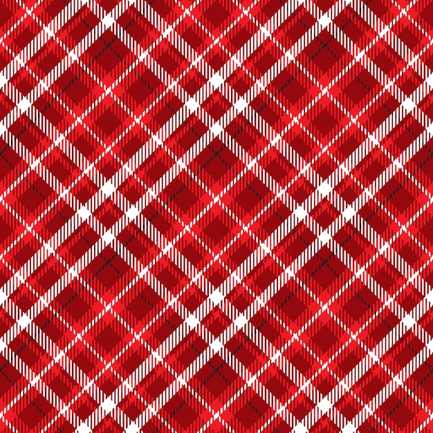 Free Vector | Flat christmas plaid pattern design