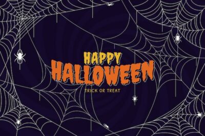 Free Vector | Flat background for halloween celebration