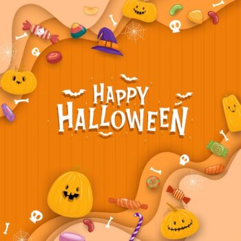 Free Vector | Happy halloween celebration