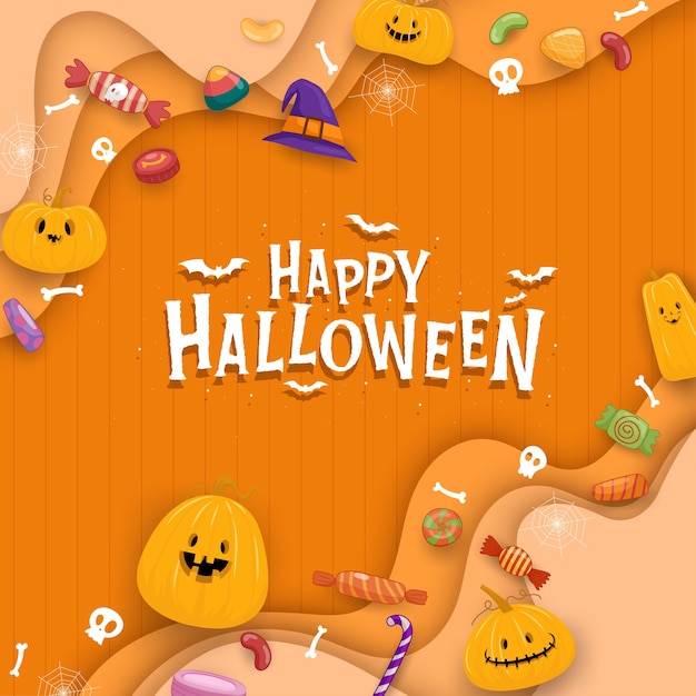 Free Vector | Happy halloween celebration