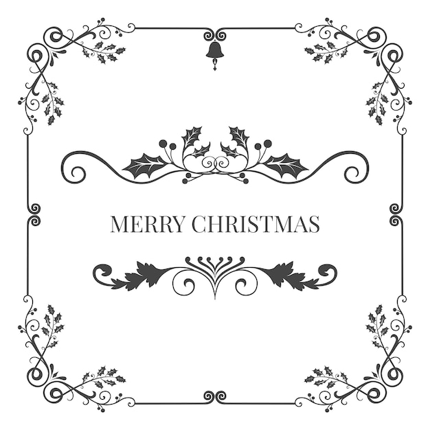 Free Vector | Merry christmas badge design vector