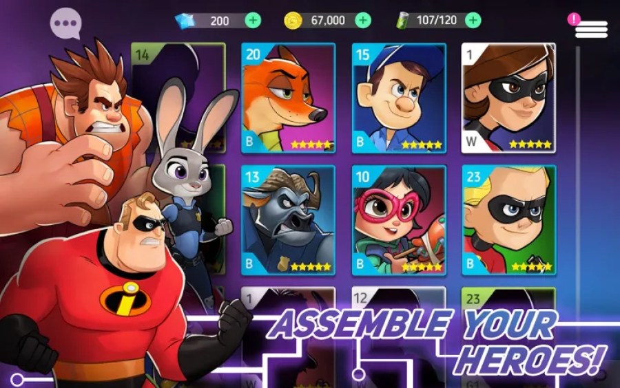 Download Disney Heroes: Battle Mode crack apk