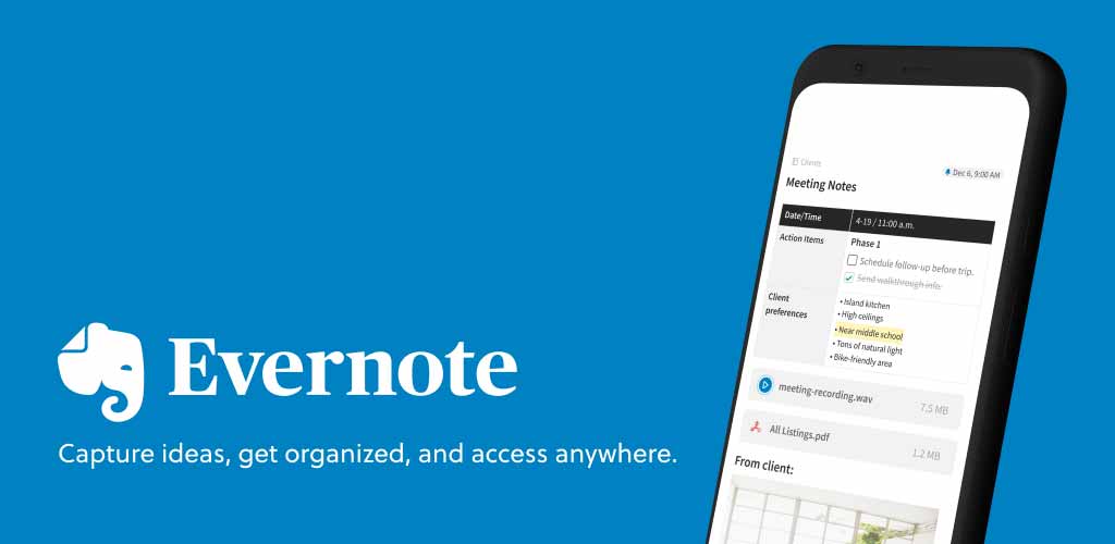 Evernote Mod Apk V10.37 (Premium Unlocked)