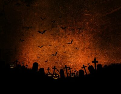 Free Photo | Halloween background with dark grunge effect