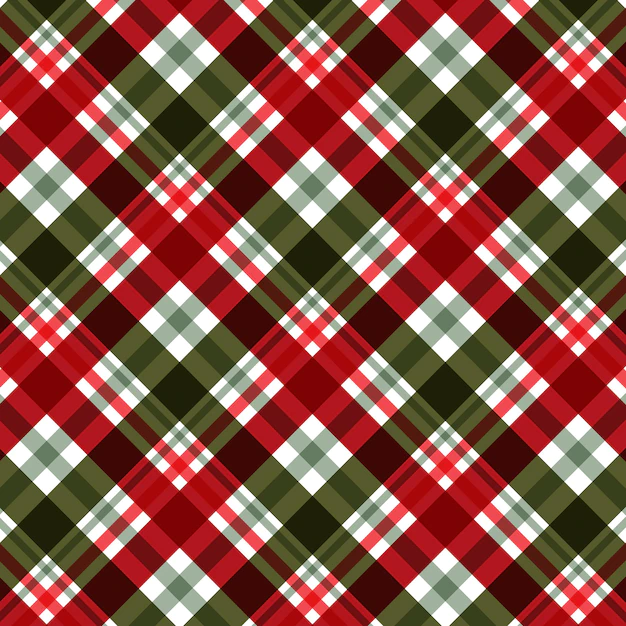 Free Vector | Abstract background with a christmas themed plaid design
