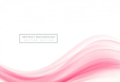 Free Vector | Abstract creative pink wave background