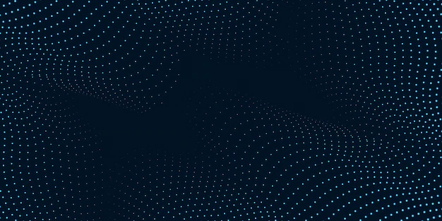 Free Vector | Abstract digital wave of particles background