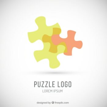 Free Vector | Abstract puzzle logo