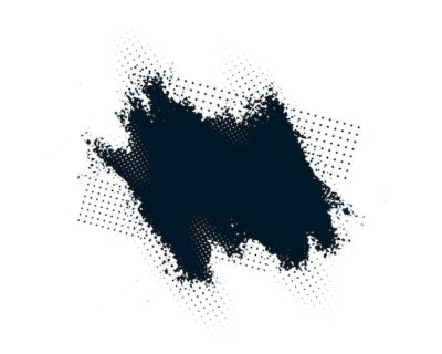 Free Vector | Abstract splatter grunge with halftone effect